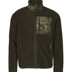 Seeland Fleecejacke Zephyr (Grizzly Brown/InVis Green)
