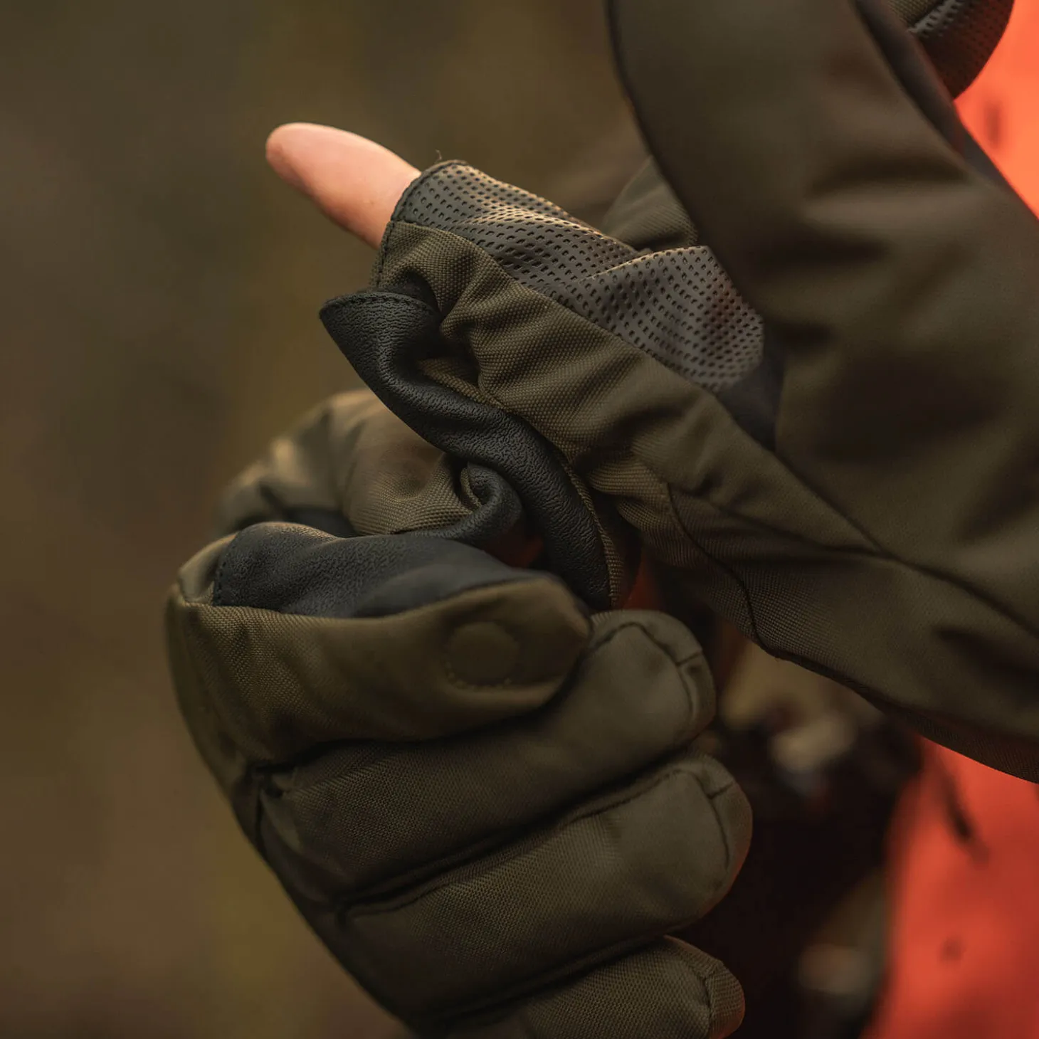 Seeland Handschuhe Trigger Fold-Back (Pine Green)