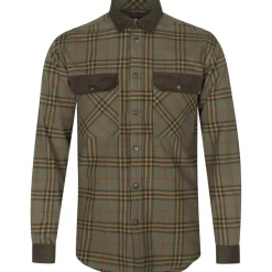 Seeland Jagdhemd Banff (Grape Leaf/Terracotta Check)
