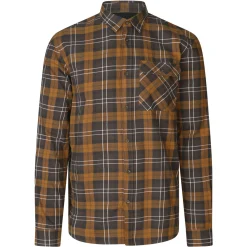 Seeland Jagdhemd Glen (Dark Brown/Camel Check)