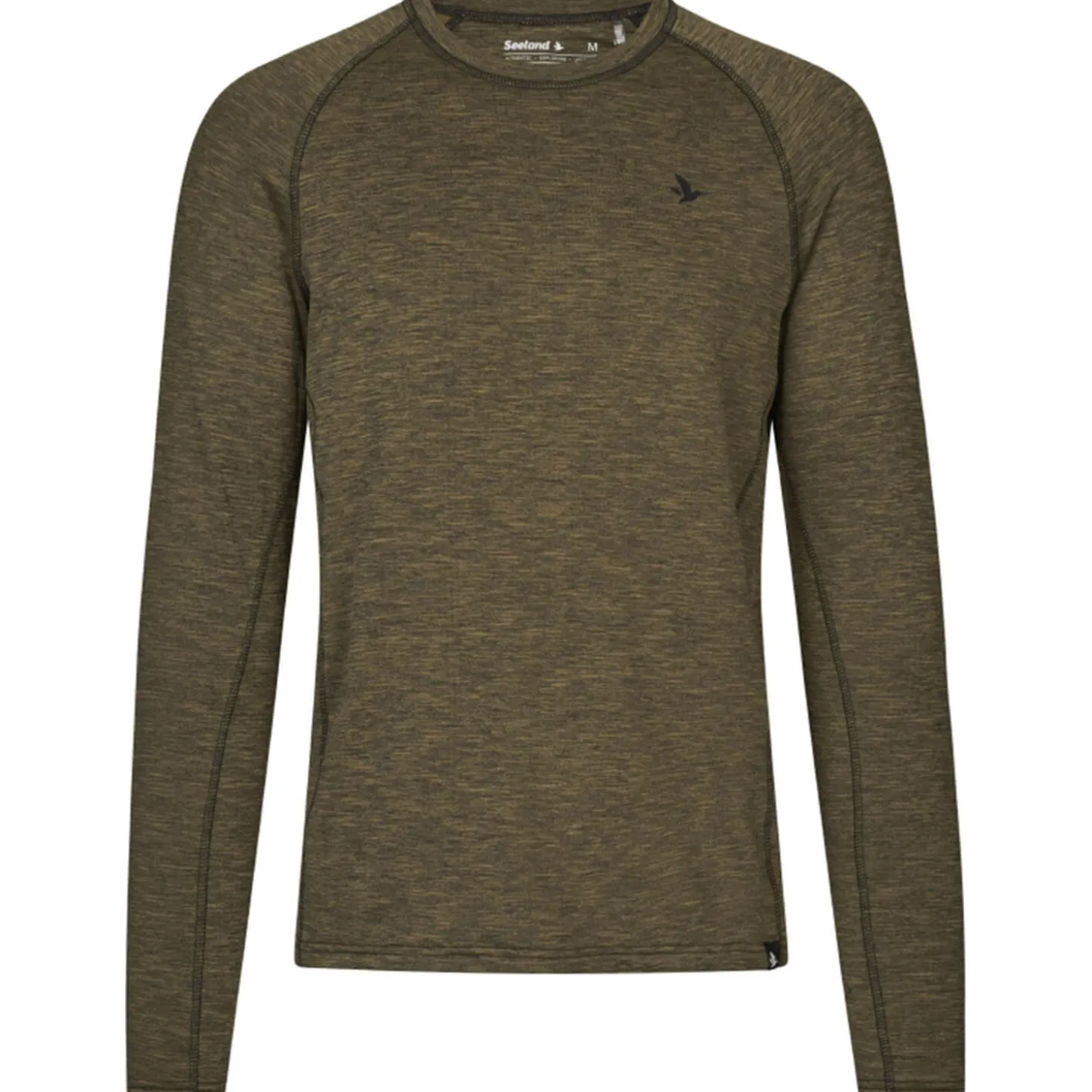 Seeland Langarmshirt Peak (Military Olive Melange)
