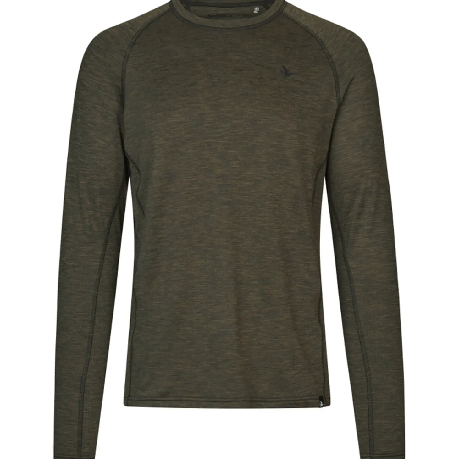 Seeland Langarmshirt Peak (Pine Green Melange)