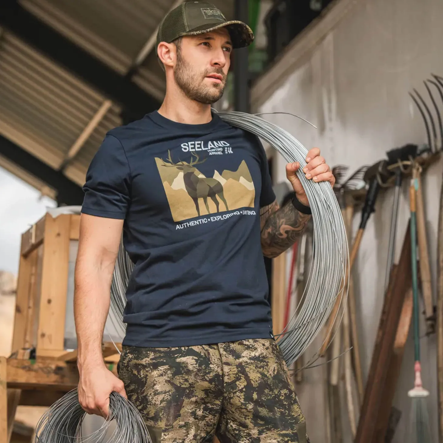 Seeland T-Shirt Fragment (Dark Blue)