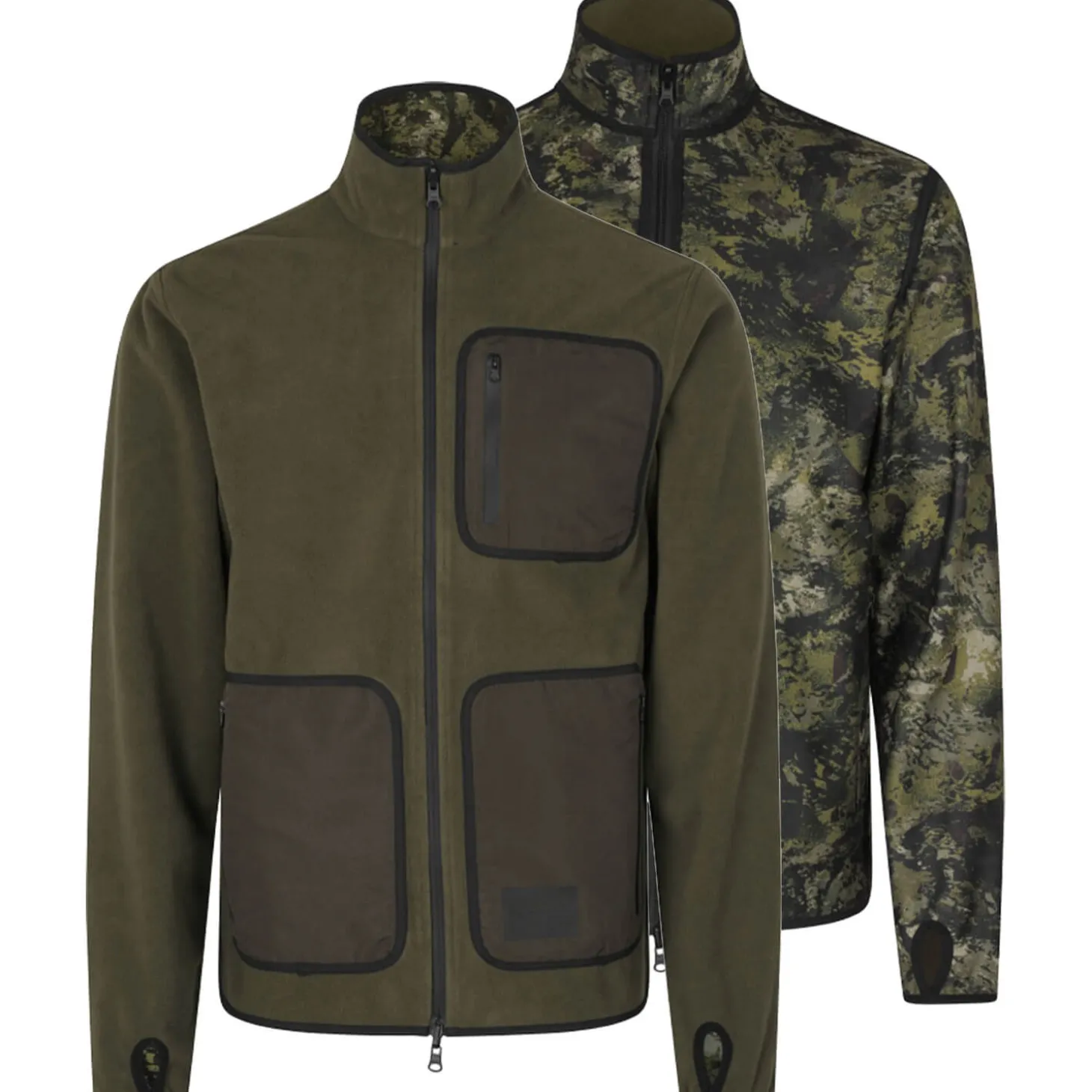 Seeland Wendefleecejacke Rogue (Pine Green/InVis Green)