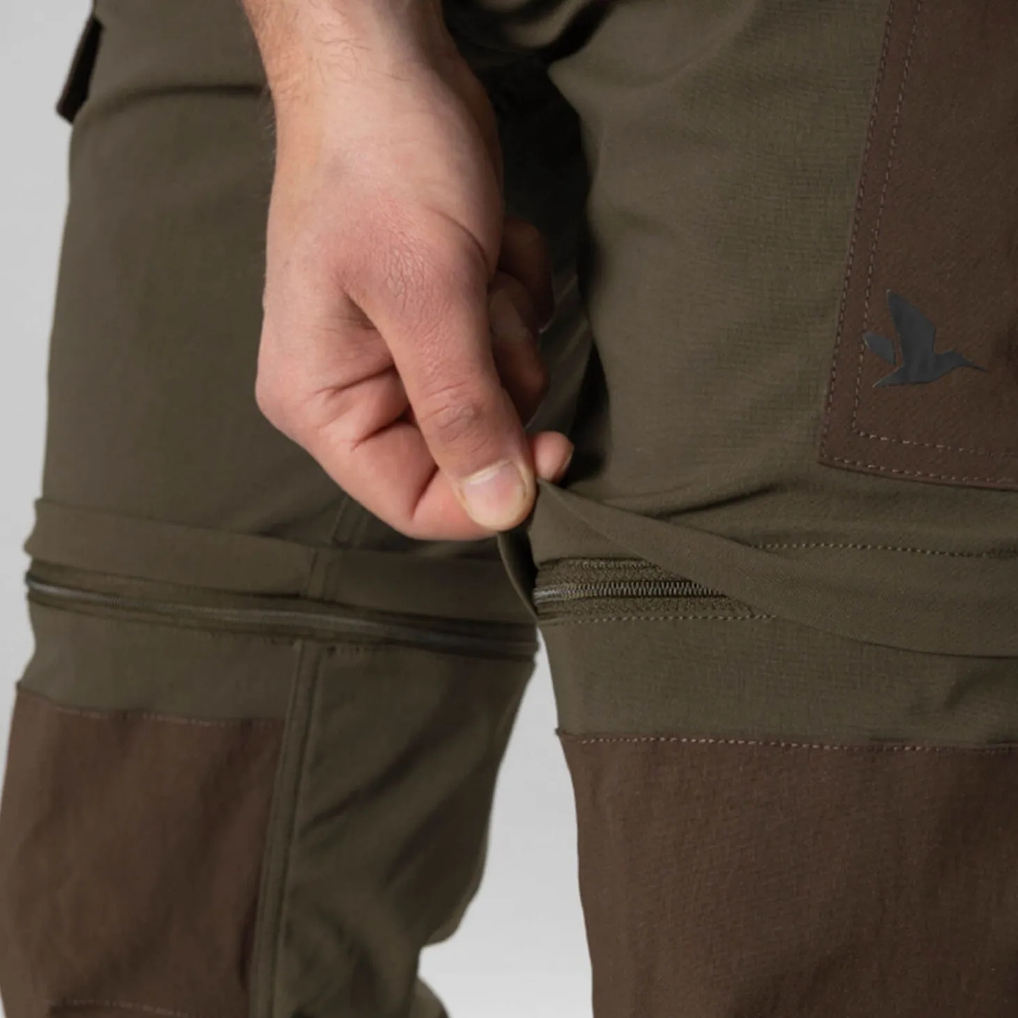 Seeland Zip-Off Hose Birch (Pine Green/ Demitasse Brown)