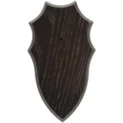 Trophäenschild Rehbock - Eiche dunkel (#6)
