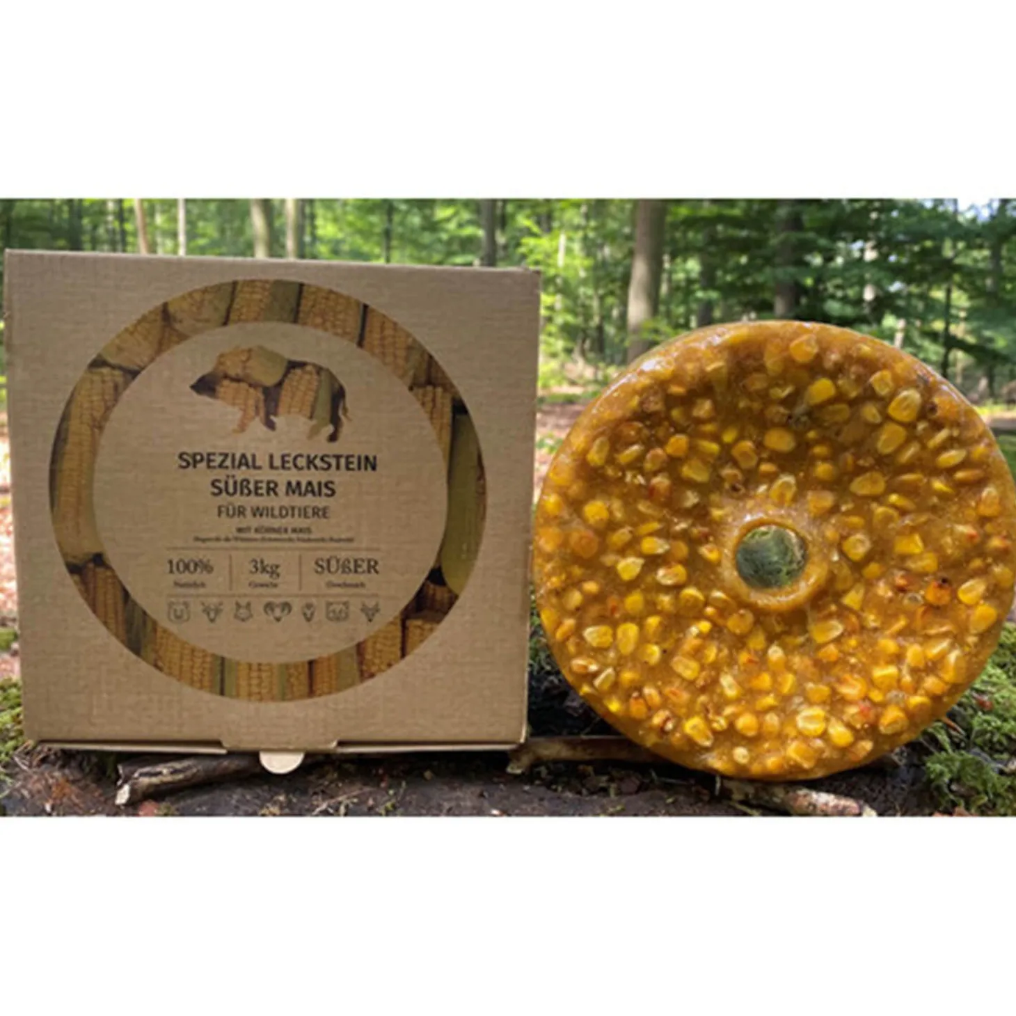 Wildlutscher Spezial Leckstein Süßer Mais